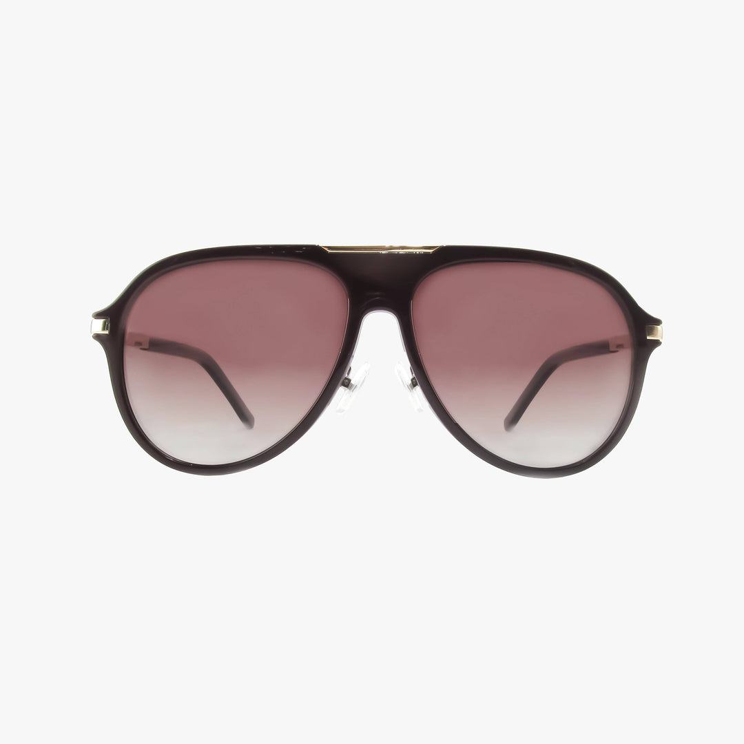 AURA PLUM Polarized Fashion Aviator Sunglasses