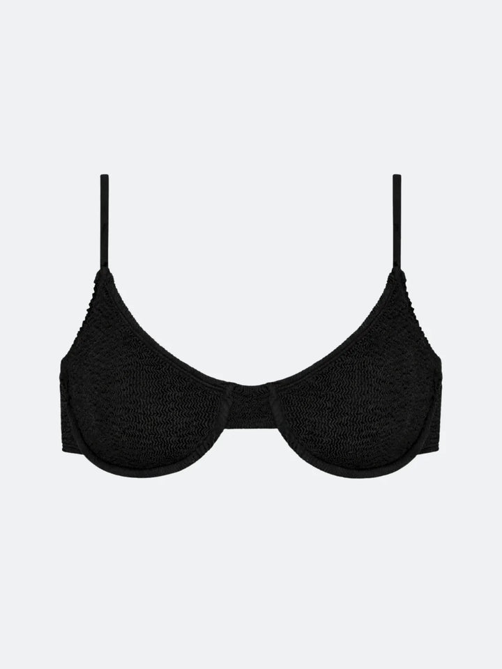 Balboa underwire bikini top - black