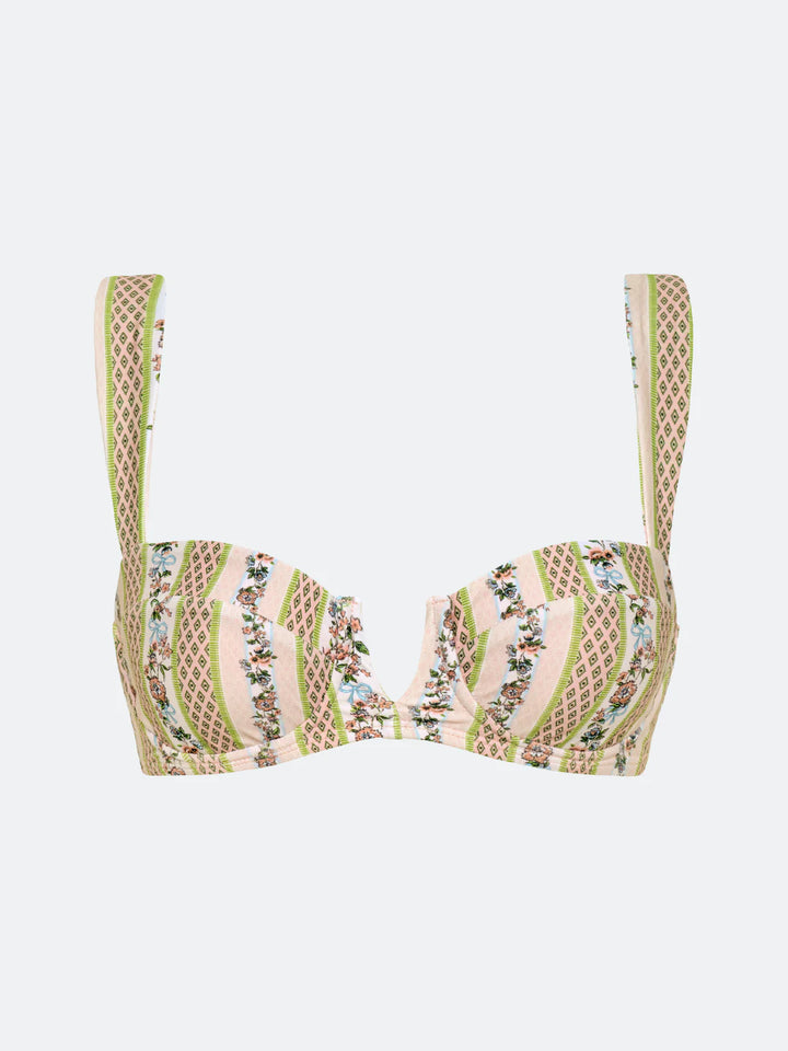 MAUI BIKINI TOP - WILD PRIMROSE