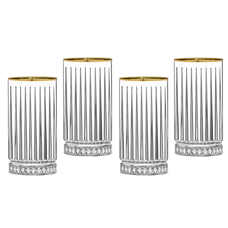 Highball with Gold Rim