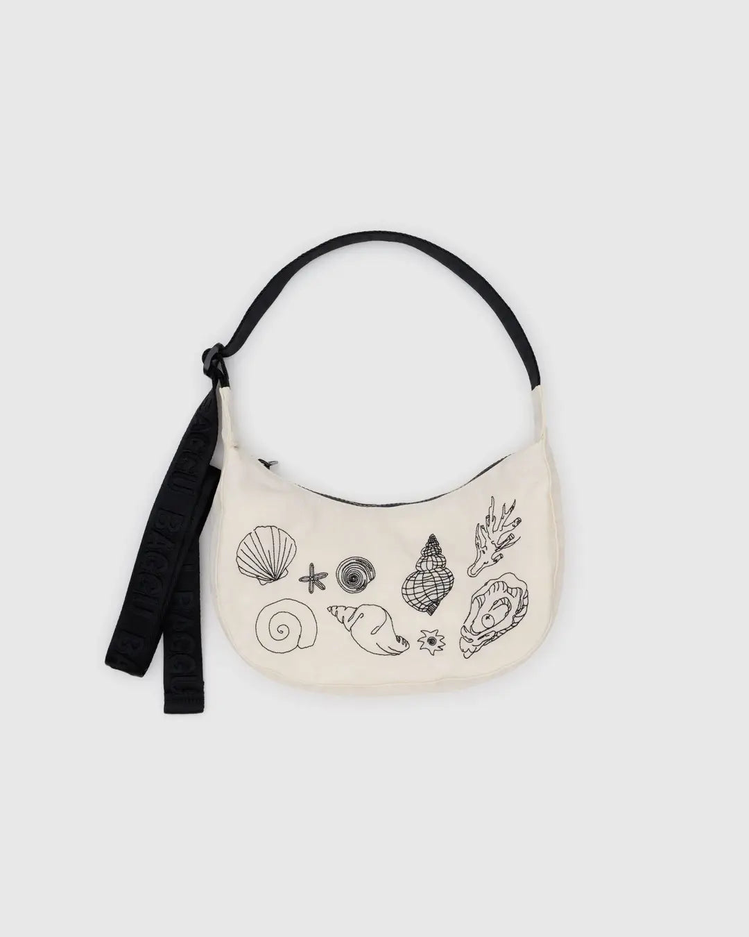 Seashell Small Nylon Crescent Baggu