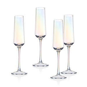 Iridescent Champagne Flute