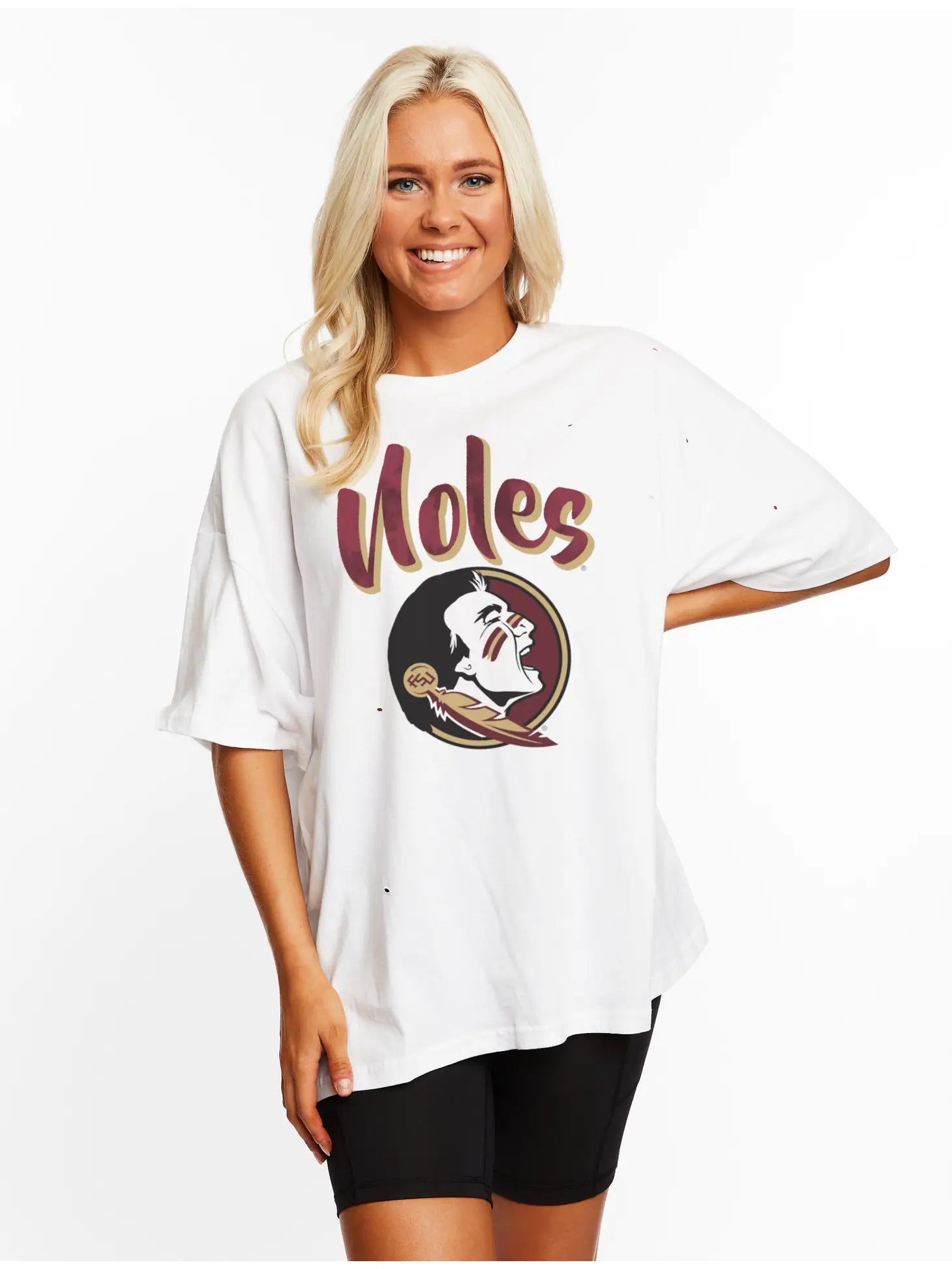Noles  Distressed FSU Tee