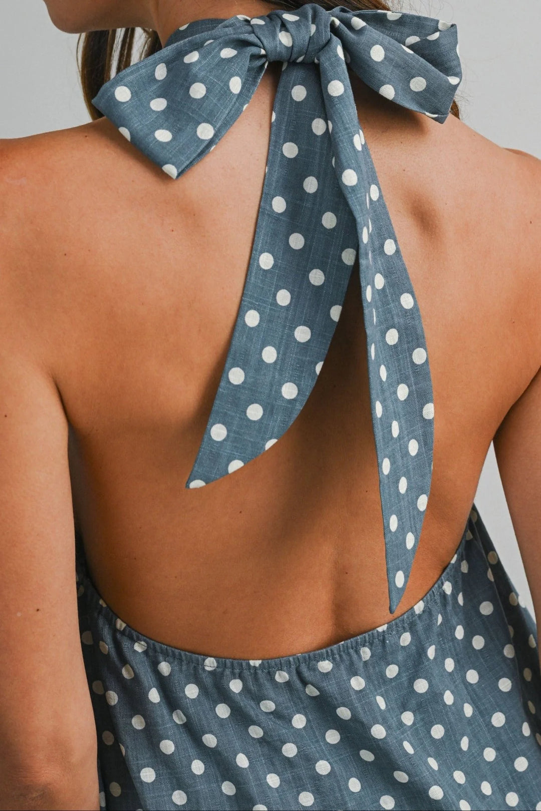 Polka Dot Shorts Halter Top