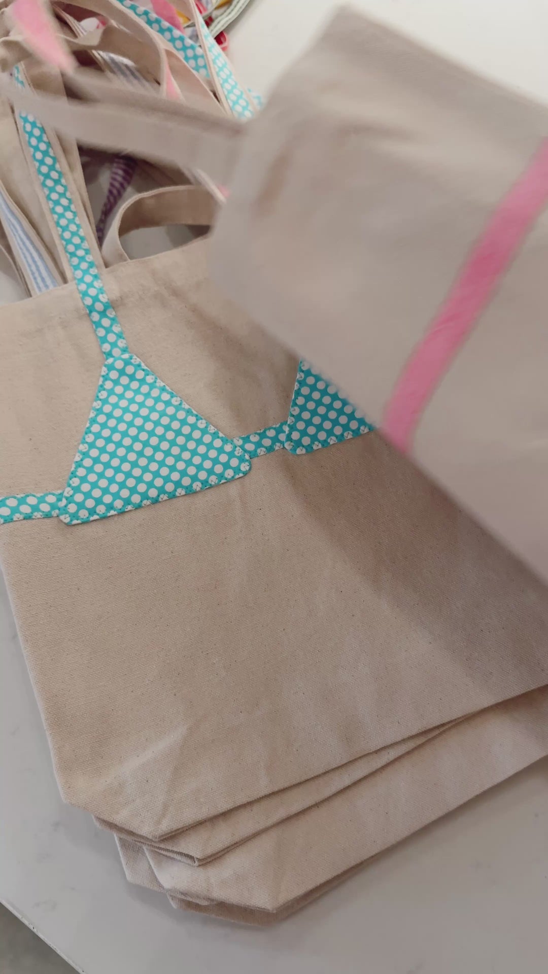 Handmade Bikini Tote Bags