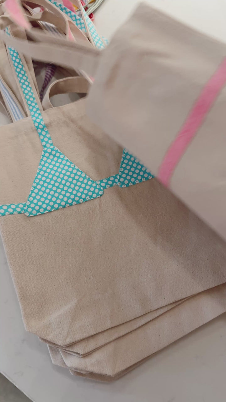 Handmade Bikini Tote Bags