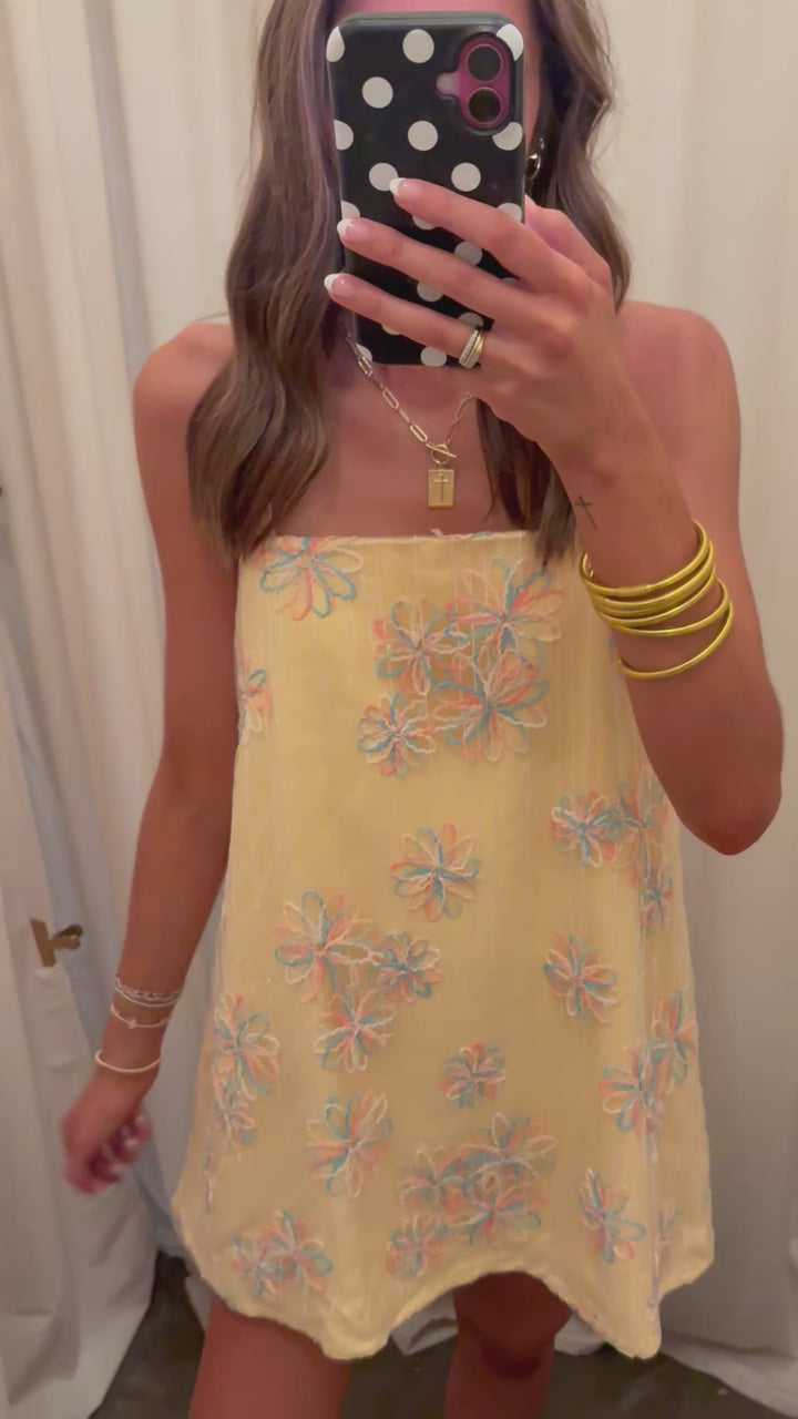 Lace Sleeveless Mini Dress with Braid Shouler Strap