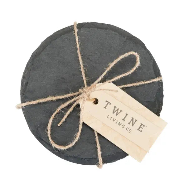 Slate Ceramic Coaster Set (4)