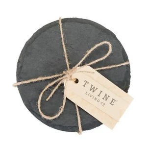 Slate Ceramic Coaster Set (4)