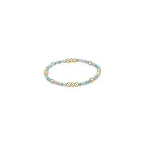 enewton Worthy Pattern 3mm Gemstone Bead Bracelet Amazonite