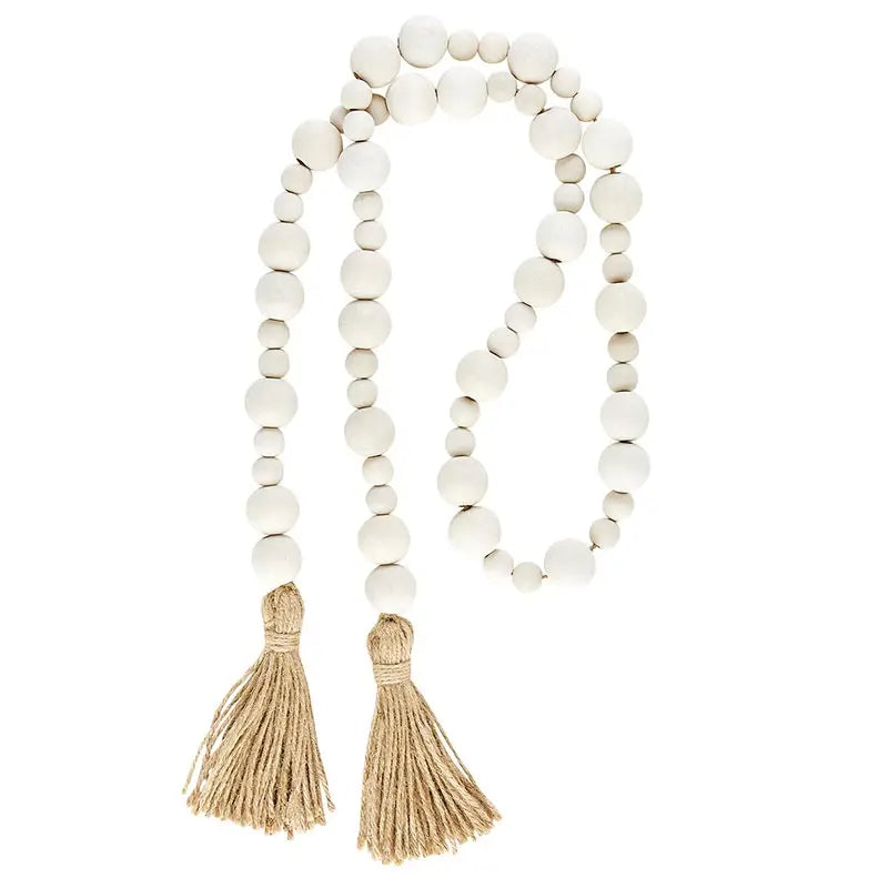 White Bead Garland