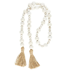 White Bead Garland
