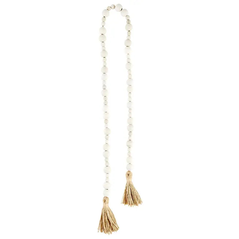 White Bead Garland