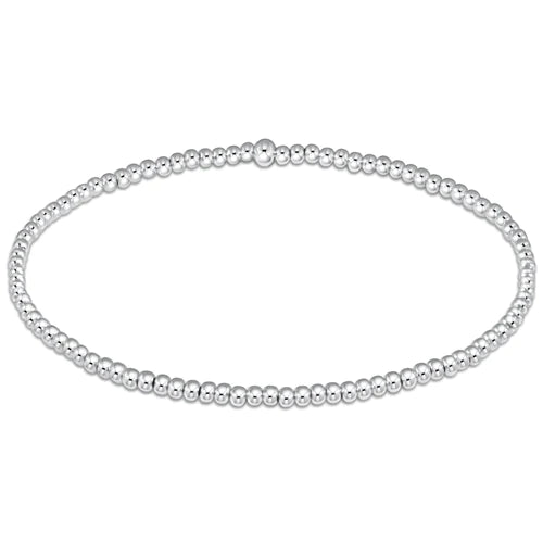 Classic Sterling 3mm Bead Bracelet