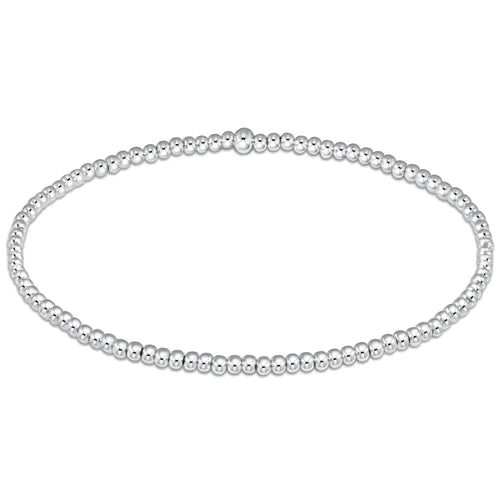 Classic Sterling 2.5mm Bead Bracelet