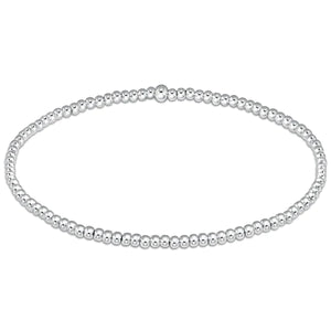 Classic Sterling 2.5mm Bead Bracelet