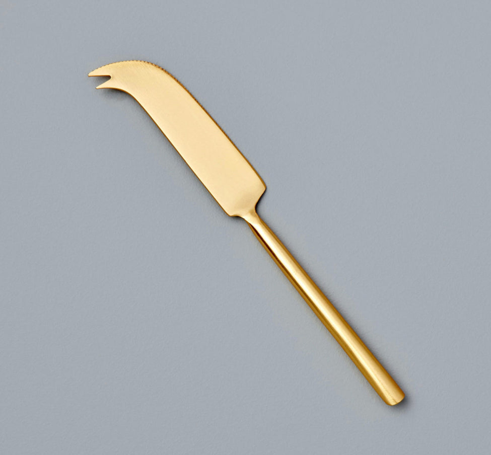 Matte Gold Cheese Knife