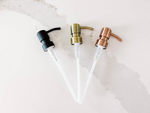 Replacement Soap Pumps, Rose Gold