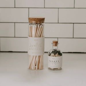 Hearth Matches - Glass Jar