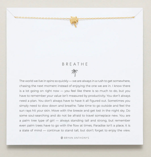 Breathe Necklace - Bryan Anthony's