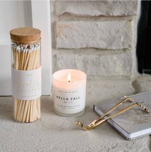 Hearth Matches - Glass Jar