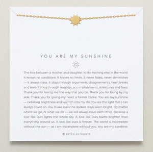 You Are My Sunshine Necklace - Bryan Anthony's