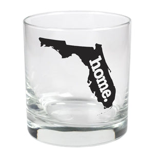 Florida Home Rocks Glass