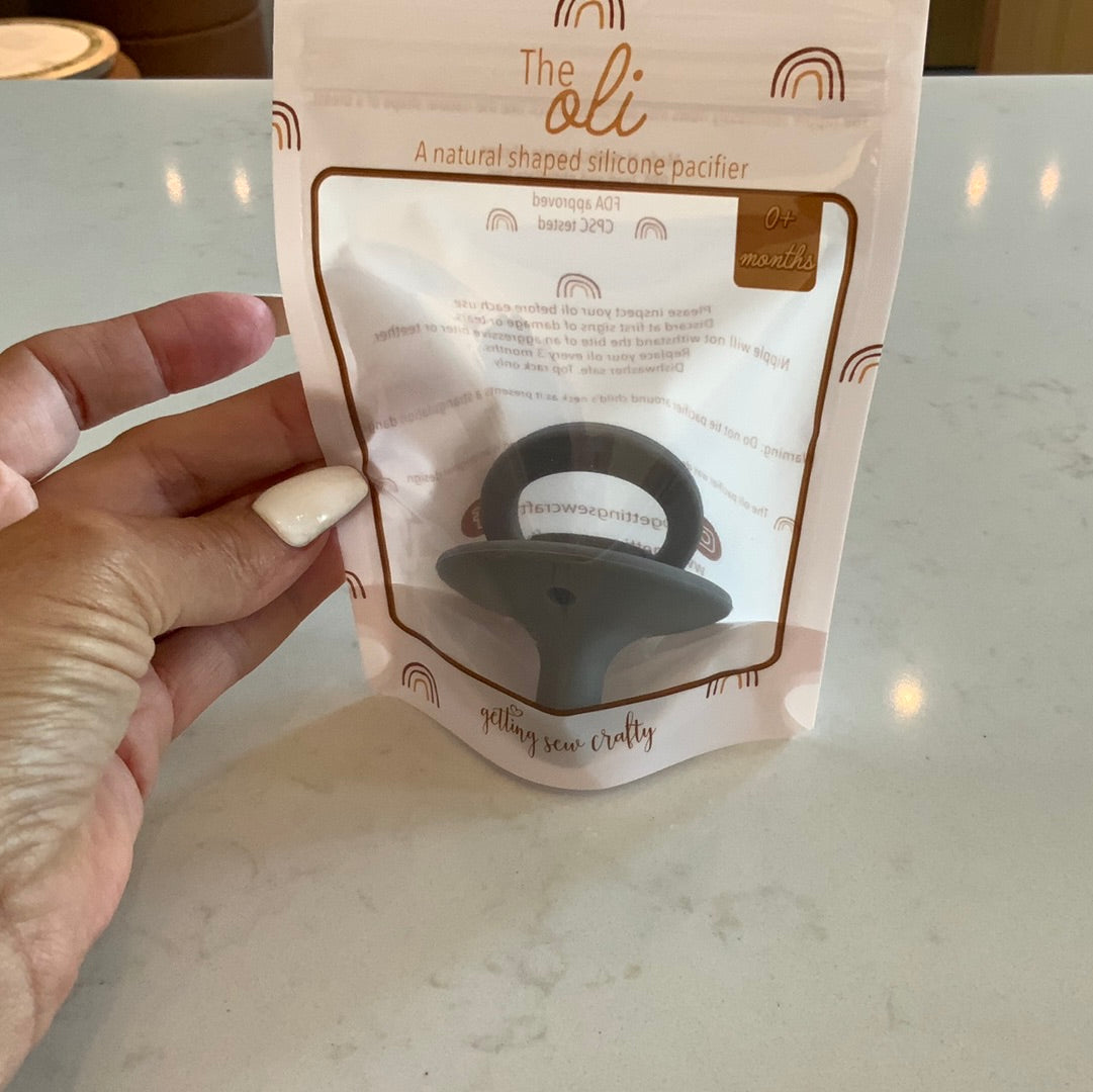 Oil grey pacifier