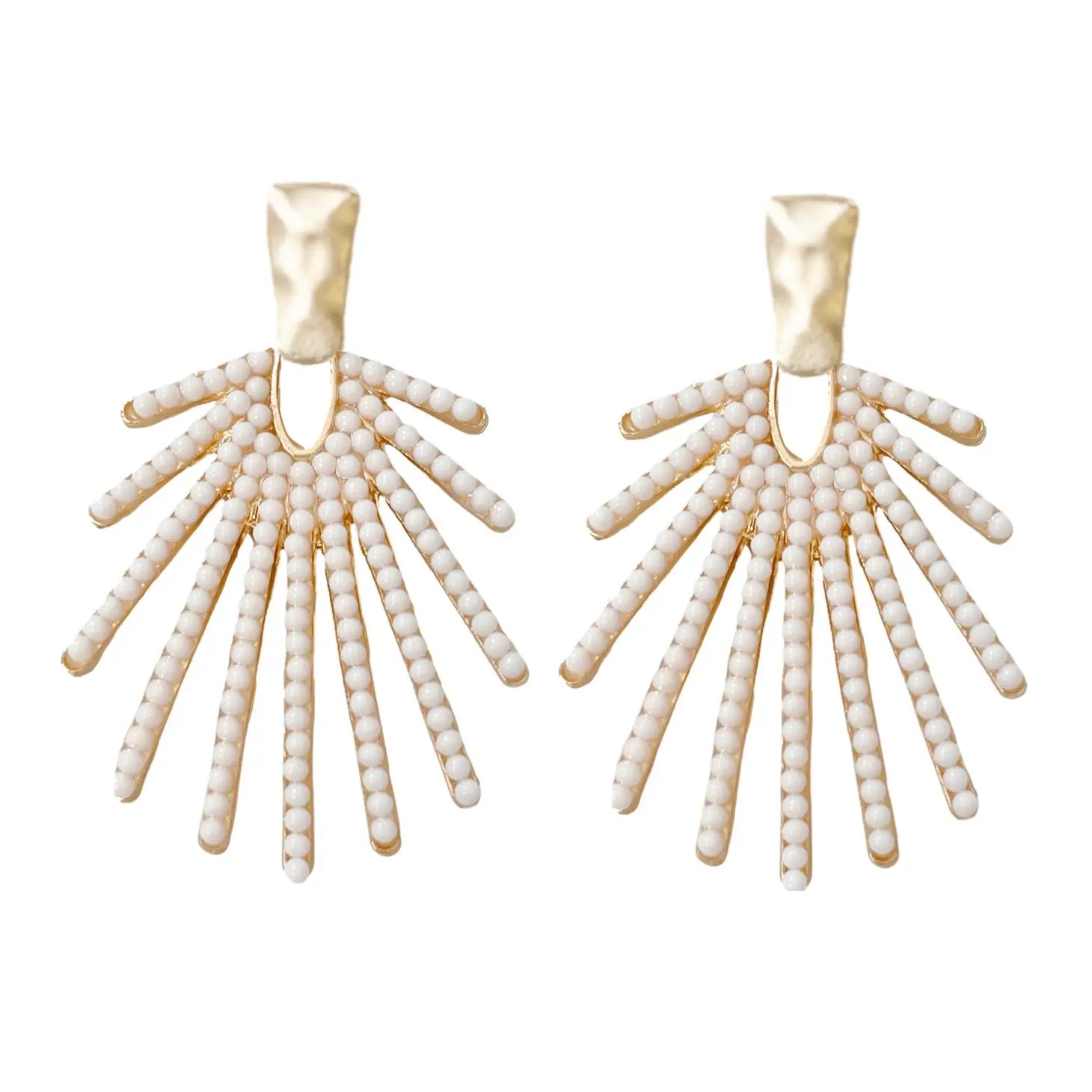 White Sunburst Drops